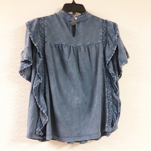 Free People Le Femme Tee Ruffle Babydoll - Picture 7 of 14